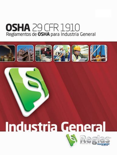 Picture of Reglas Press OSHA CFR 1910 General Industry Spanish Edition (07-20)