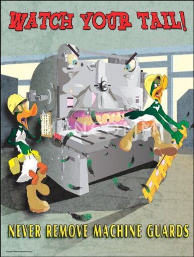 Picture of Machine Guards Safety Poster