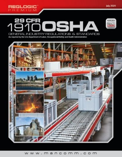 Picture of 29 CFR 1910 OSHA General Industry Regulations & Standards (07-20)