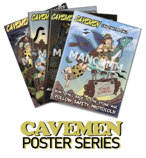 Picture of CAVEMEN Safety Poster Series - (Set of 12)  