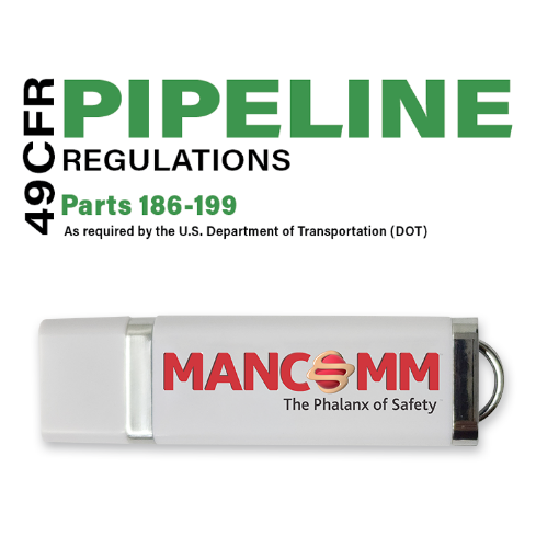 Picture of 49 CFR Part 186-199 Pipeline Regulations USB