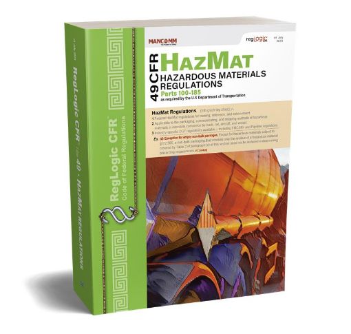 Picture of Hazmat 49 CFR Parts 100-185 e1 - March 2024
